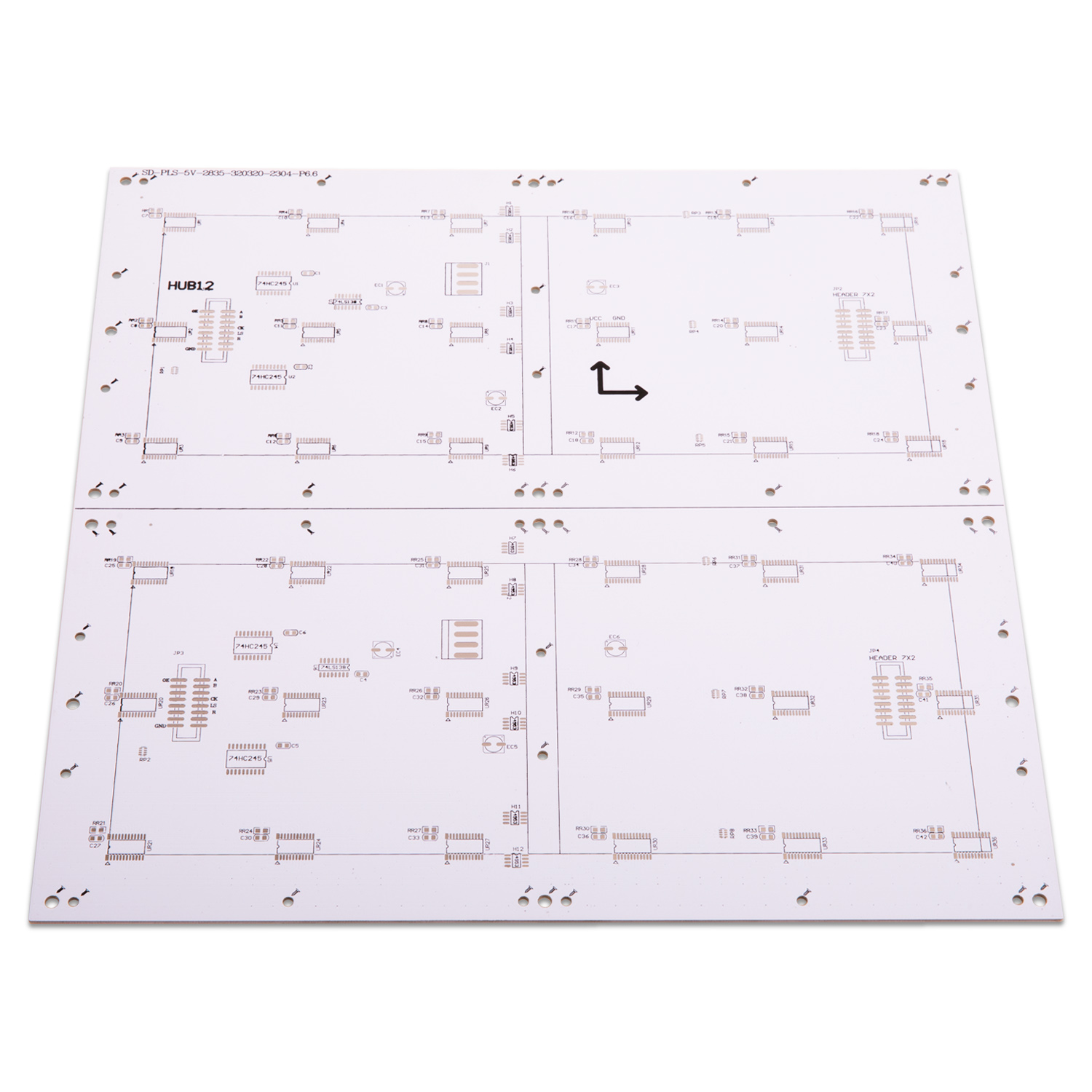 Film Super Thin Ultra-Thin Rigid PCB Customized 0.4mm Thickness  extra length 900MM