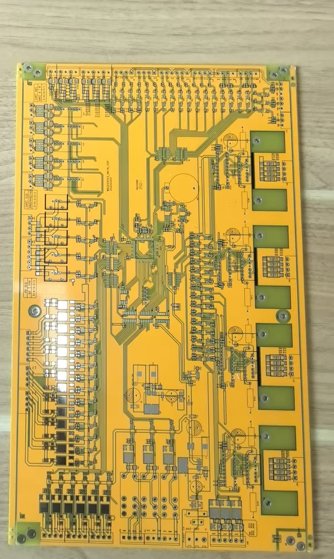Yellow PCB Double Sided PCB - 2 Layer Printed Circuit Boards 